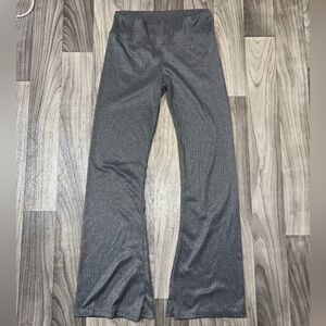 Gray Flared Leggings